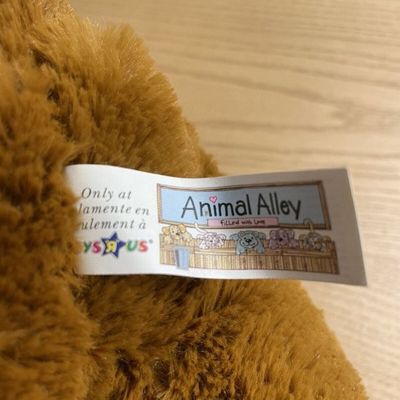 Toys R Us Brown Bear Plush TRU Animal Alley Stuffed Animal Chubby Teddy Toy 12” - Picture 5 of 8